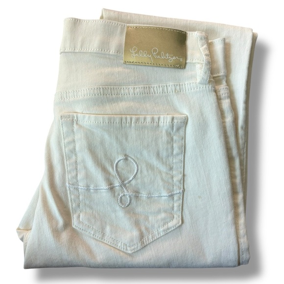 Lilly Pulitzer 29" South Ocean High-Rise Skinny Pant size 4 - Picture 4 of 10